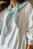 Terry B Neckerchief Turquoise